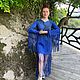 Платье «Синяя птица». Платья. Yuliya-63k. Ярмарка Мастеров.  Фото №4