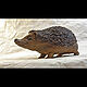 Ежик из ореха резьба по дереву. Статуэтка. Константин Дурнев (chiasmodon). Ярмарка Мастеров.  Фото №4