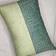 Декоративная подушка COMBO COL. GREEN, hand made. Подушки. VGM-shop (vgm-shop). Ярмарка Мастеров.  Фото №7