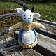 Вязаная коровушка. Мягкие игрушки. Наталья Майкова (Ниточка в детство). Интернет-магазин Ярмарка Мастеров.  Фото №2