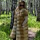 Vest fur Siberian Fox. CROSS. Without inserts. Vests. Zimma. My Livemaster. Фото №4