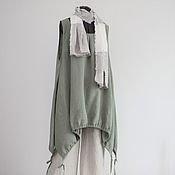 Одежда handmade. Livemaster - original item №212 vestido de verano de Lino Boho. Handmade.
