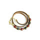Brown Swarovski bracelet 'Cherry Sonata' winding bracelet. Cuff bracelet. Irina Moro. Online shopping on My Livemaster.  Фото №2
