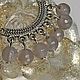 Necklace with grey agate ' SPRING DROP'. Necklace. vlastelin-kolets (vlastelin-kolets). Online shopping on My Livemaster.  Фото №2