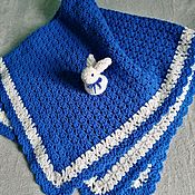 Работы для детей, handmade. Livemaster - original item Knitted plaid for a baby. Handmade.