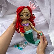 Куклы и игрушки handmade. Livemaster - original item Amigurumi dolls and toys: The little mermaid. Handmade.