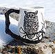 Mug 'Owl', Mugs and cups, Shigony,  Фото №1