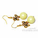 CANDY DROP earrings yellow. Earrings. Himawari shop. Online shopping on My Livemaster.  Фото №2