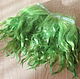 Tress for doll hair (green, herbal) from goats Angora breed hand-made Hair for the dolls Curls Curls for doll Hair for dolls to buy Handmade Fair Masters

