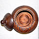 Order Textured cup-barrel with lid made of cedar. K24. ART OF SIBERIA. Livemaster. . Jars Фото №3
