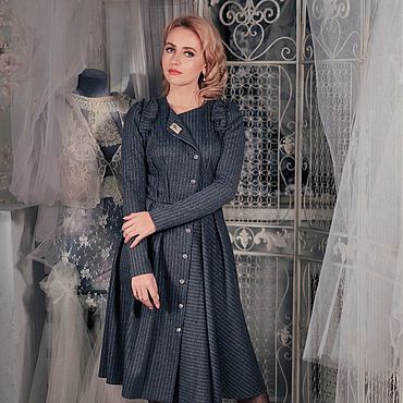Одежда ручной работы. Ярмарка Мастеров - ручная работа Платье "Эрна". Handmade.
