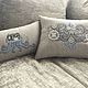Order Decorative pillows with embroidery. Happiness details. Livemaster. . Pillow Фото №3