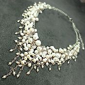 Украшения handmade. Livemaster - original item Pearl Parfait, handmade Necklace of natural white pearls. Handmade.