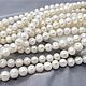 1/2 strand Pearl Natural approx. 6-7h7-8 mm white (5261), Beads1, Voronezh,  Фото №1