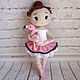  Кукла балерина, танцовщица с фламинго. Амигуруми куклы и игрушки. Moimir7787. Интернет-магазин Ярмарка Мастеров.  Фото №2