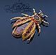 Order Cicada with ammolite. N_Belokon_jewelry. Livemaster. . Brooches Фото №3