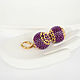 Lilac Bead Earrings. Earrings. Handmade by Svetlana Sin. My Livemaster. Фото №4