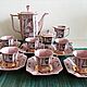 Coffee set 'Firebird' Pink Porcelain Czech Republic Exl. comp, Vintage sets, Prague,  Фото №1