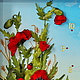 Wall clock "Poppies color", Watch, Kurgan,  Фото №1