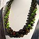 Order Necklace beads natural stone brown green. Beaded jewelry by Mariya Klishina. Livemaster. . Necklace Фото №3