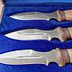 Set of knives 'Three Stingers'. Classic Bag. Kostya Anferov (kostyaanferov). Online shopping on My Livemaster.  Фото №2