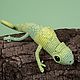 Knitted Chameleon George soft Toy Lizard Green. Amigurumi dolls and toys. Вязаные игрушки - Ольга (knitlandiya). My Livemaster. Фото №4