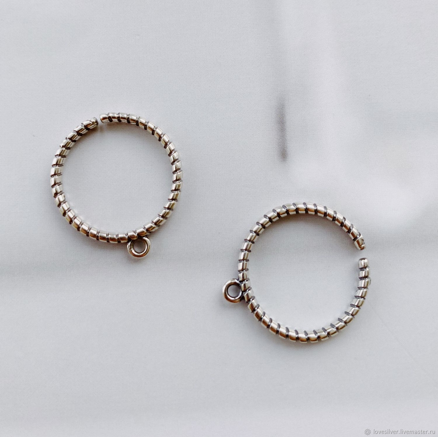 ОСНОВА для кольца Серебро 925 пробы Чернение купить в интернет-магазине ...