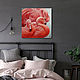 Custom Flamingo painting, oil on canvas 60h60. Pictures. vestnikova. My Livemaster. Фото №6