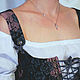  Double-sided historical corset (push-up) with lacing. Corsets. silk fairy tale. My Livemaster. Фото №6