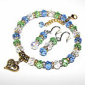 Украшения handmade. Livemaster - original item Sparkling Beads Bracelet - Austrian Crystal Luxury. Handmade.