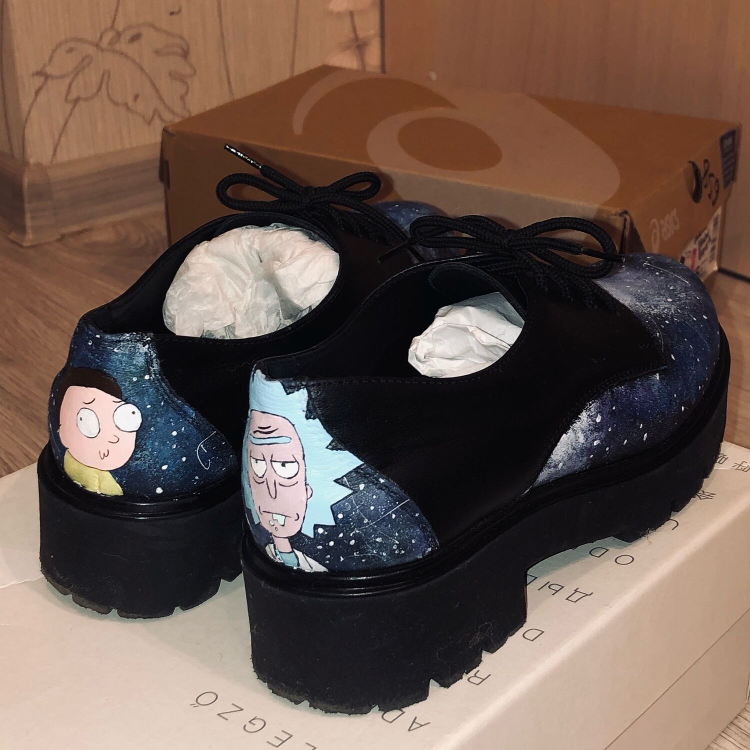Ботинки Рик и Морти shoes Rick and Morty в интернетмагазине на Ярмарке