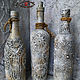  gift bottles for drinks with OLD LACE decor, Bottles, Moscow,  Фото №1
