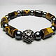 Bracelet with tiger eye and hematite ' Your lion', Bead bracelet, Moscow,  Фото №1