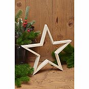 Для дома и интерьера handmade. Livemaster - original item Star Wooden New Year Christmas Decor for Home Showcases. Handmade.