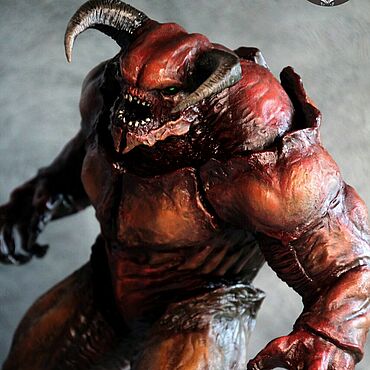 Подарки к праздникам ручной работы. Ярмарка Мастеров - ручная работа Барон Ада (Doom) фигурка демон ручной работы. Handmade.