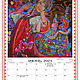 calendar in russian style. Slavic. Copyright. Calendars. Maria Barkovskaya. Online shopping on My Livemaster.  Фото №2