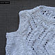 Order White openwork knitted jumper. CUTE-KNIT by Nata Onipchenko. Livemaster. . Jumpers Фото №3
