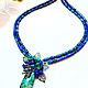 Necklace with lapis lazuli and variscite. Necklace. Magical Beauty Gems. My Livemaster. Фото №5