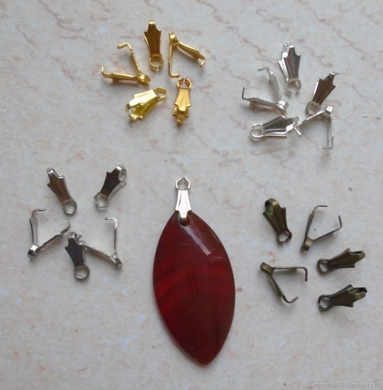 Бейл зажимной 8.5х3мм. в интернет-магазине на Ярмарке Мастеров ...