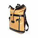 Order  Women's leather backpack bag Beige brown Alpha SR56-65. Natalia Kalinovskaya. Livemaster. . Backpacks Фото №3