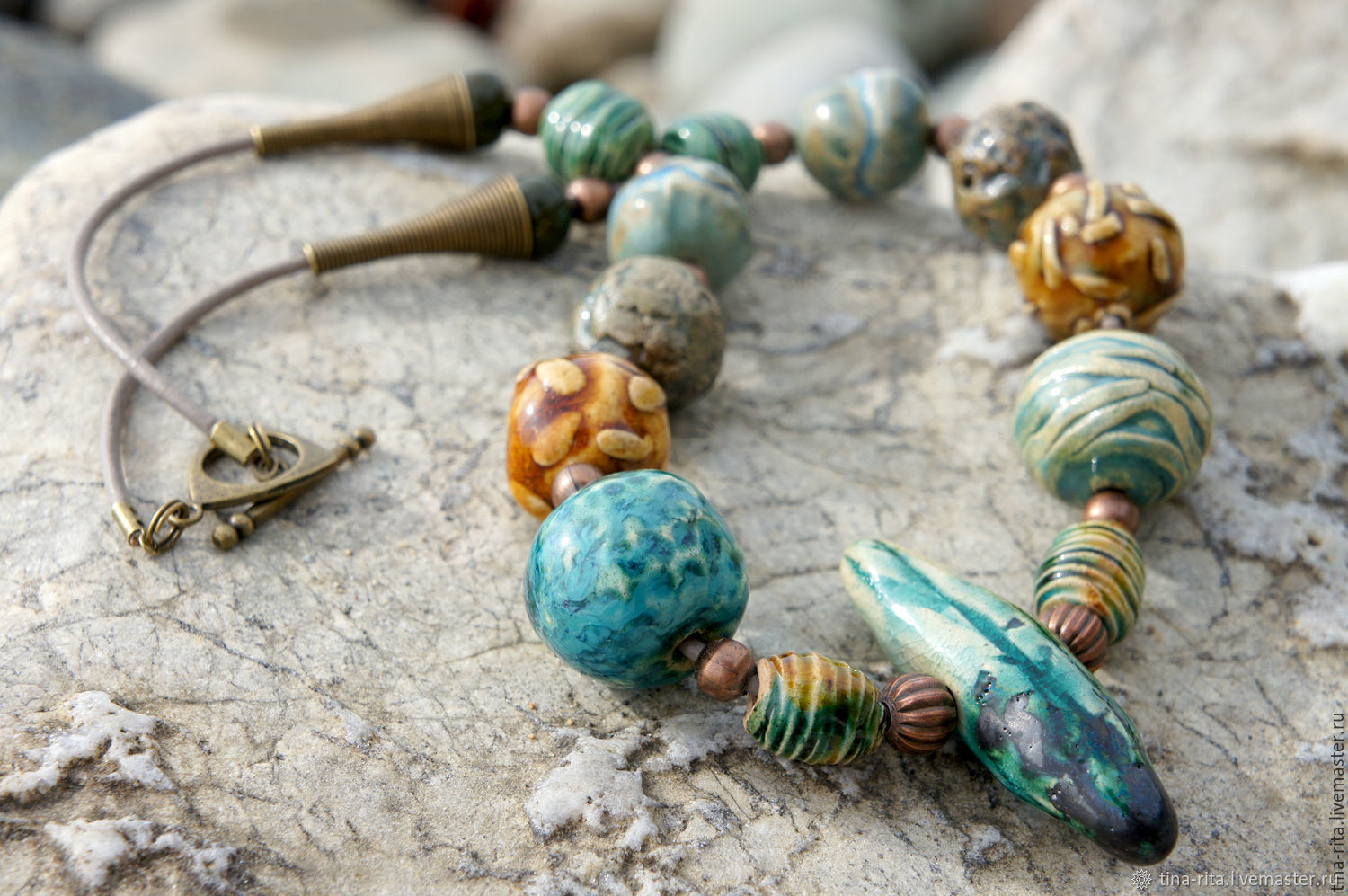 beads: Ceramic beads 'Multicolored' No. №2, Beads2, Severobaikalsk,  Фото №1