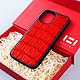 Чехол из кожи крокодила для iPhone 13 серии. Чехол. Hadena. Интернет-магазин Ярмарка Мастеров.  Фото №2