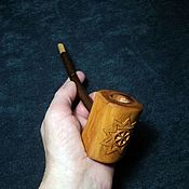 Субкультуры handmade. Livemaster - original item Smoking Pipe with the sign of Finist. Handmade.
