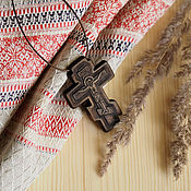 "София" - деревянный нательный крест из кипариса