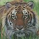 Order Scheme for cross stitch 'TIGER IN the GRASS'. Creative studio of Julia Pavlova. Livemaster. . Patterns for embroidery Фото №3