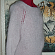 Фото: Вязаный женский свитер изготовлен из приятного мягкого мохера!