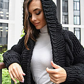 Одежда handmade. Livemaster - original item Knitted bomber jacket for women. Handmade.