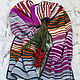 Knitted scarf 'Cozy', wool, Scarves, Ekaterinburg,  Фото №1