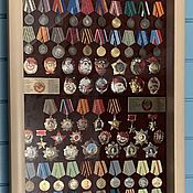 Витрина для медалей, орденов, значков