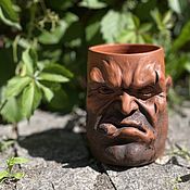 Сувениры и подарки handmade. Livemaster - original item Gifts on February 23: Ceramic Mug Brutal. Handmade.